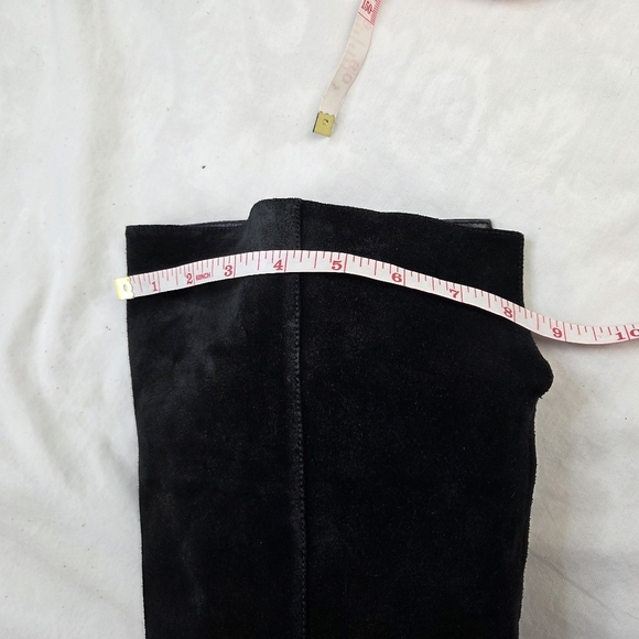 Franco Sarto L-Hesperia Black Suede Over the Knee Boots Size 9 - Picture 14 of 14